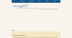 Desktop Screenshot of chathampointgroup.com